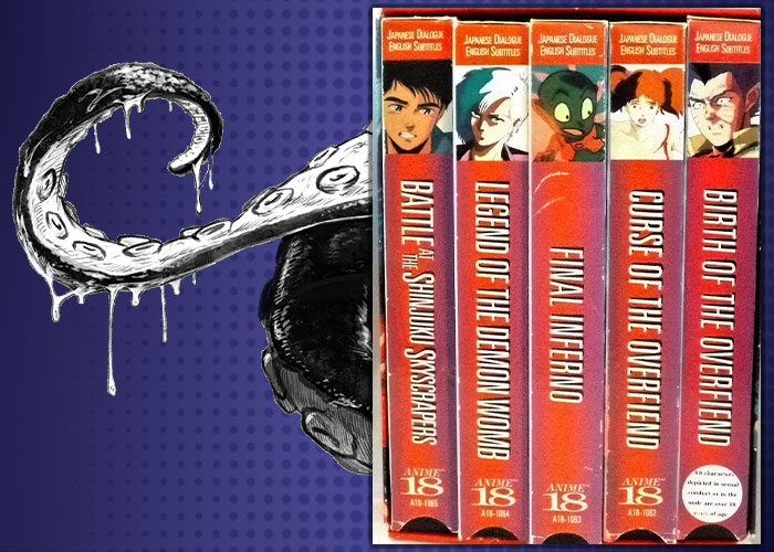 VHS tapes of the Urotsukidōji saga, Toshio Maeda (1987 - 1991)