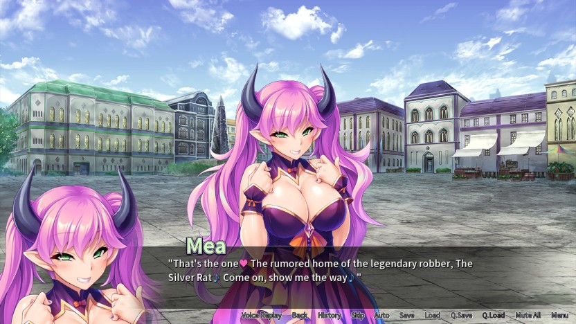 Mea a Oppai Demon girl from Stealing a Monster Girl harem